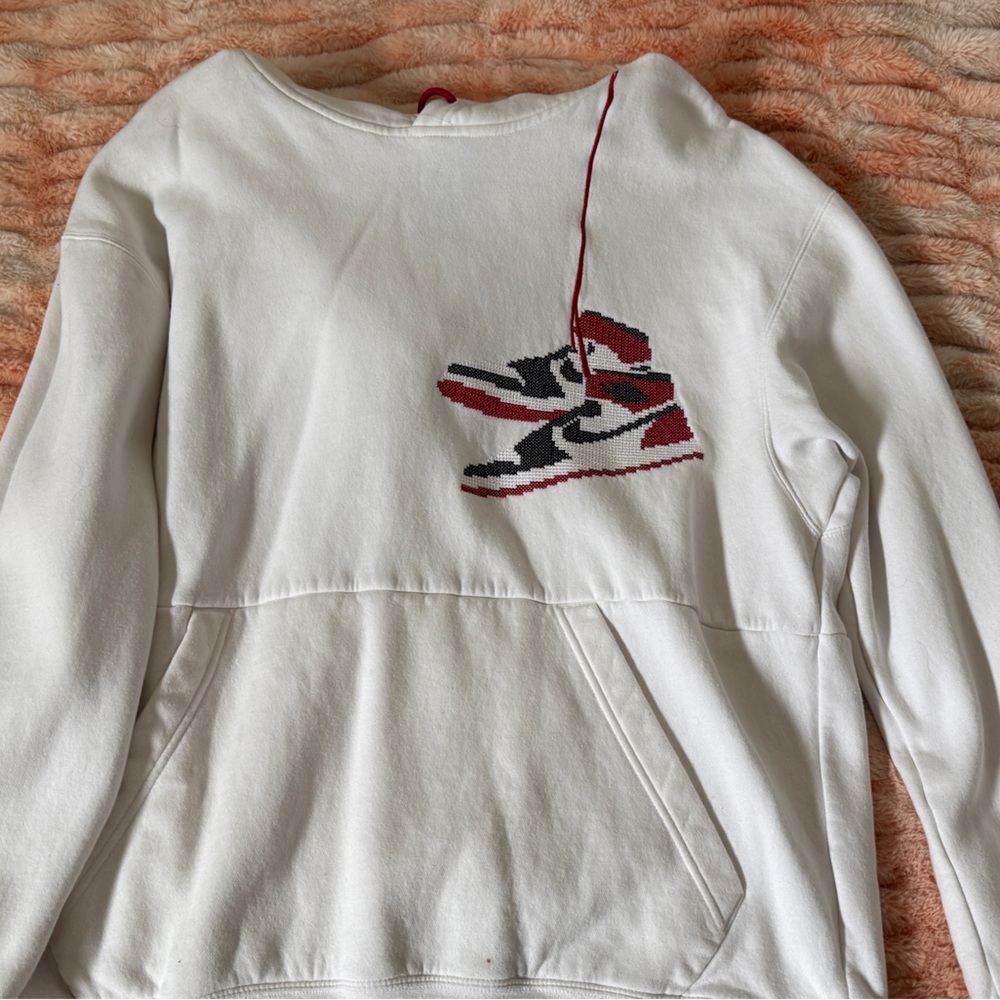Jordan 1 “Bred” Hoodie, XL